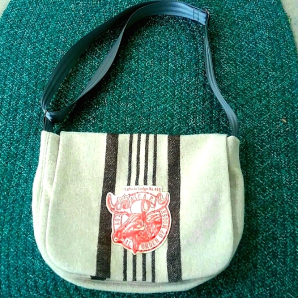 COPY - Order of Moose Wool Messenger Bag